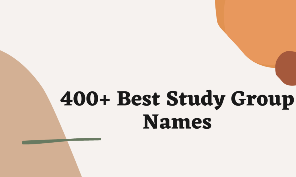 Picture of: Cool Study Group Names Ideas and Suggestions