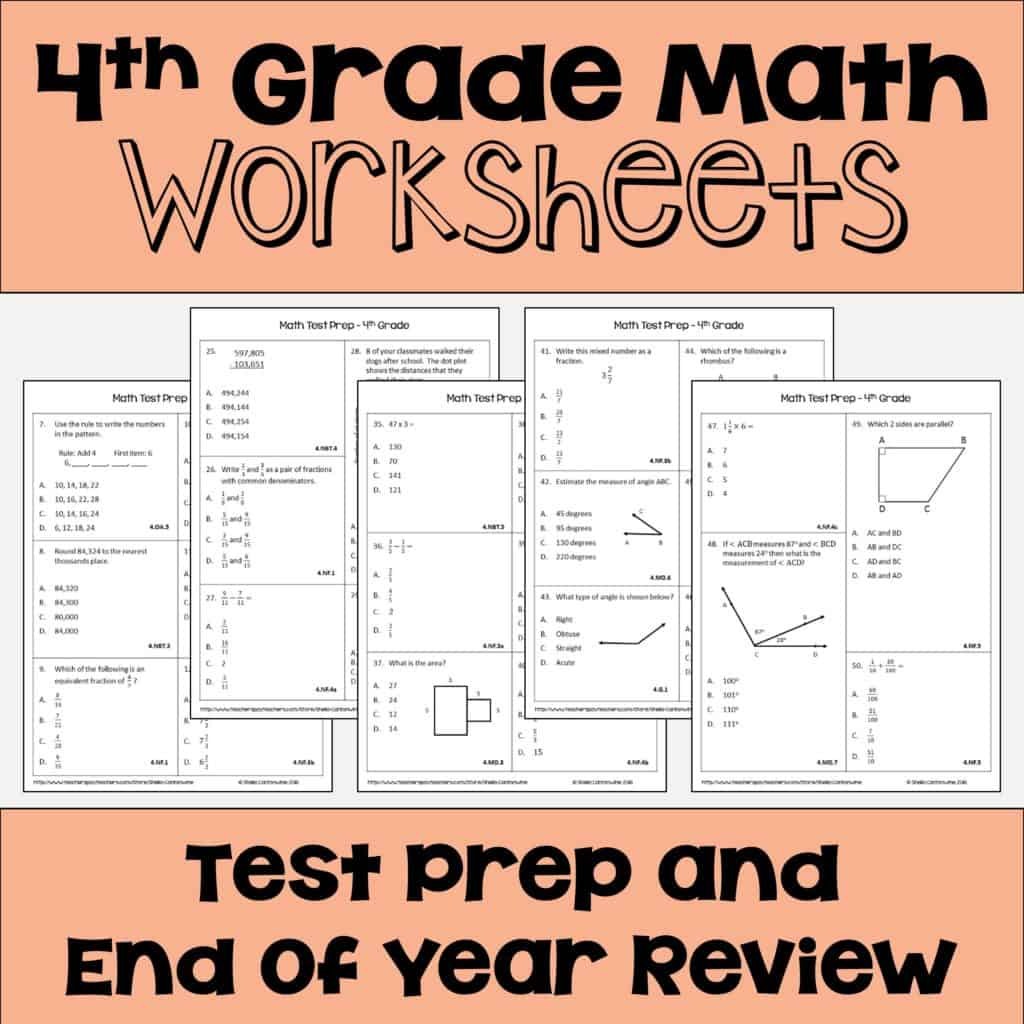 Picture of: Fun Ways to Test Prep and Review for th Grade Math –