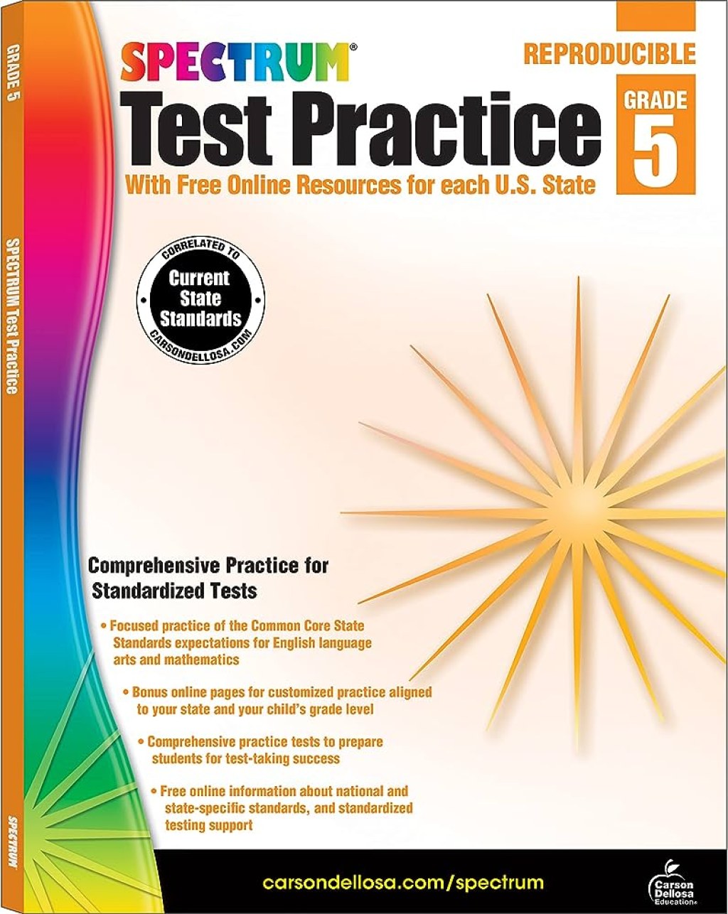 Picture of: Spectrum Test Practice, Grade : With Free Online Resources for Each Us  State